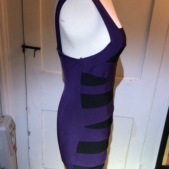 Bebe bodycon halter style dress. - Picture 3 of 5